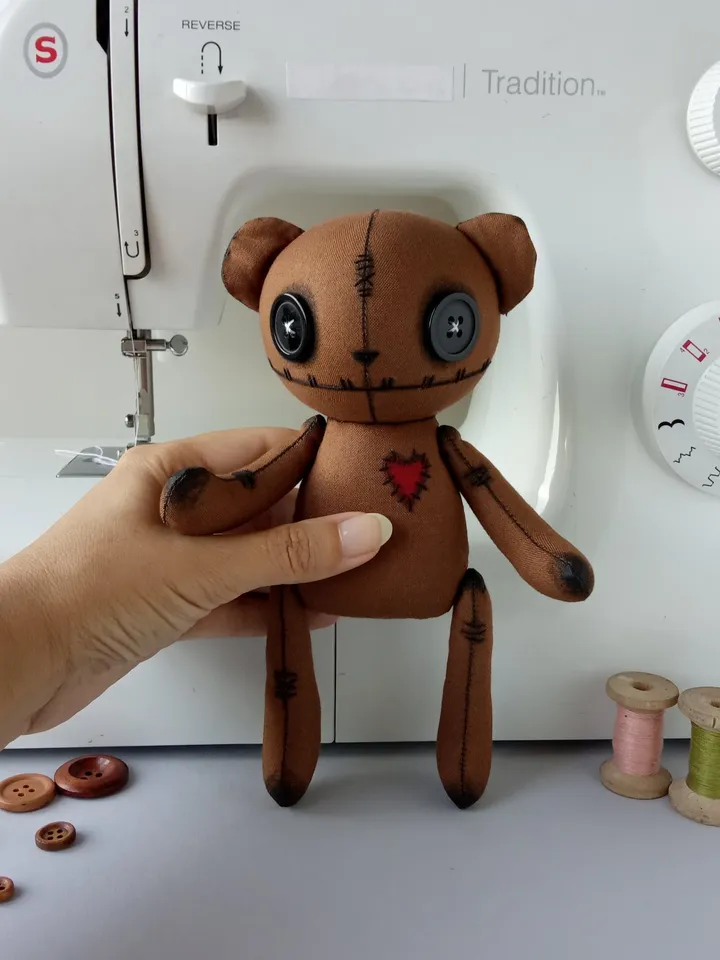 Handmade Bear Doll – Brown