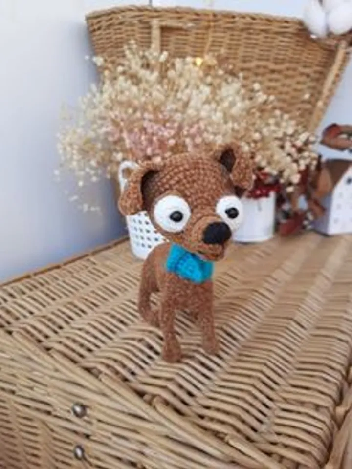 Pocket toy terrier miniature toy. Replica dog sculpture.Gift for dog lover