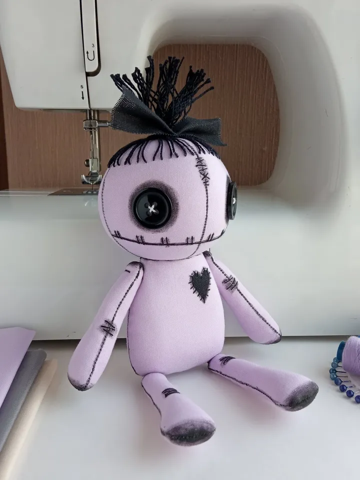 Handmade Goth Doll - Violet