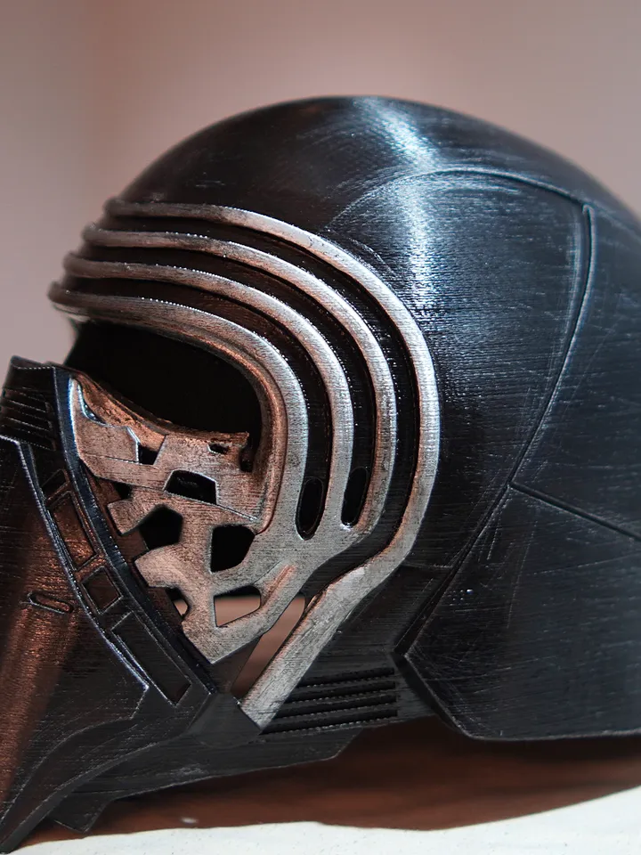 Kylo Ren helmet from Star Wars Dark Side of the Sith Kylo Ren helmet Star Wars