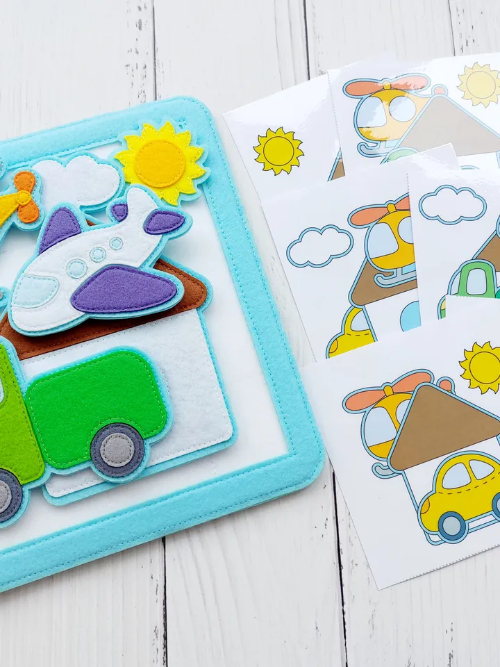feltboard,Montessori Material Felt Toys