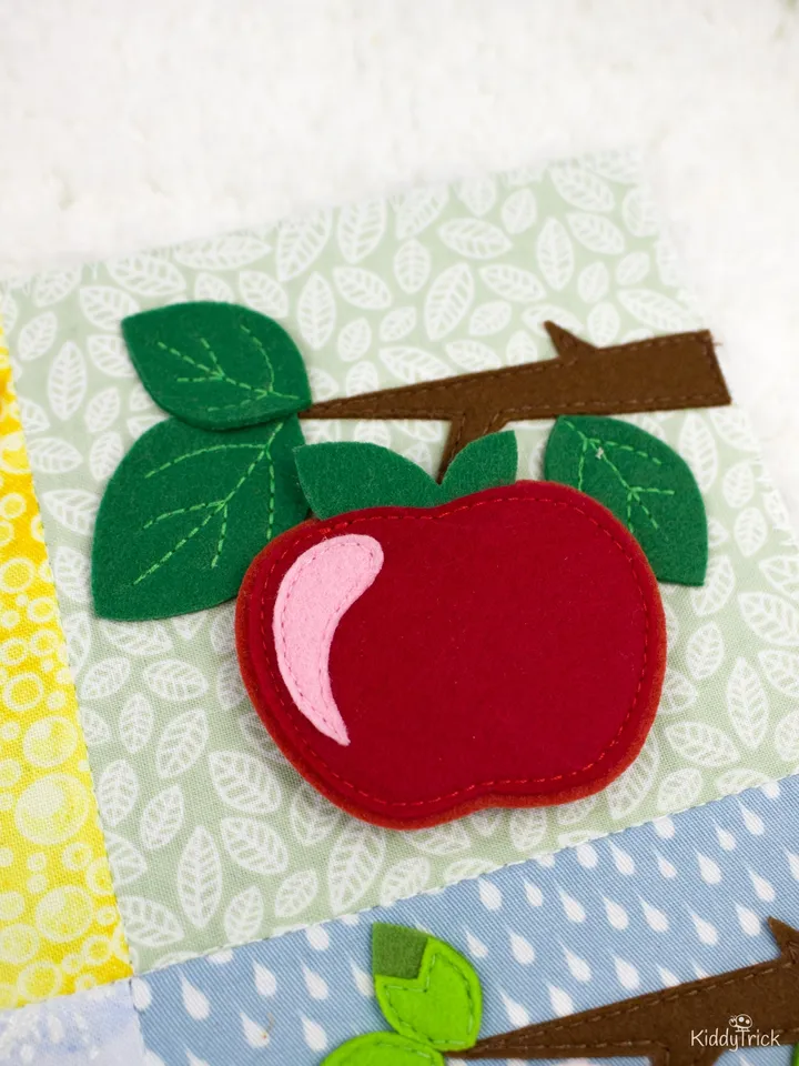 Seasons - Felt Busy Book Page - Sewing Pattern