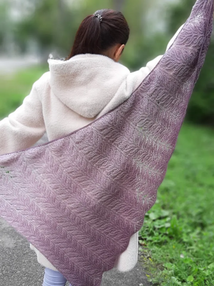 Ombre bridal shawl,lilac hand knit wrap,boho wedding,evening scarf gifts ,mom birthday gift,neck warmer, wool shawl christmas gift.
