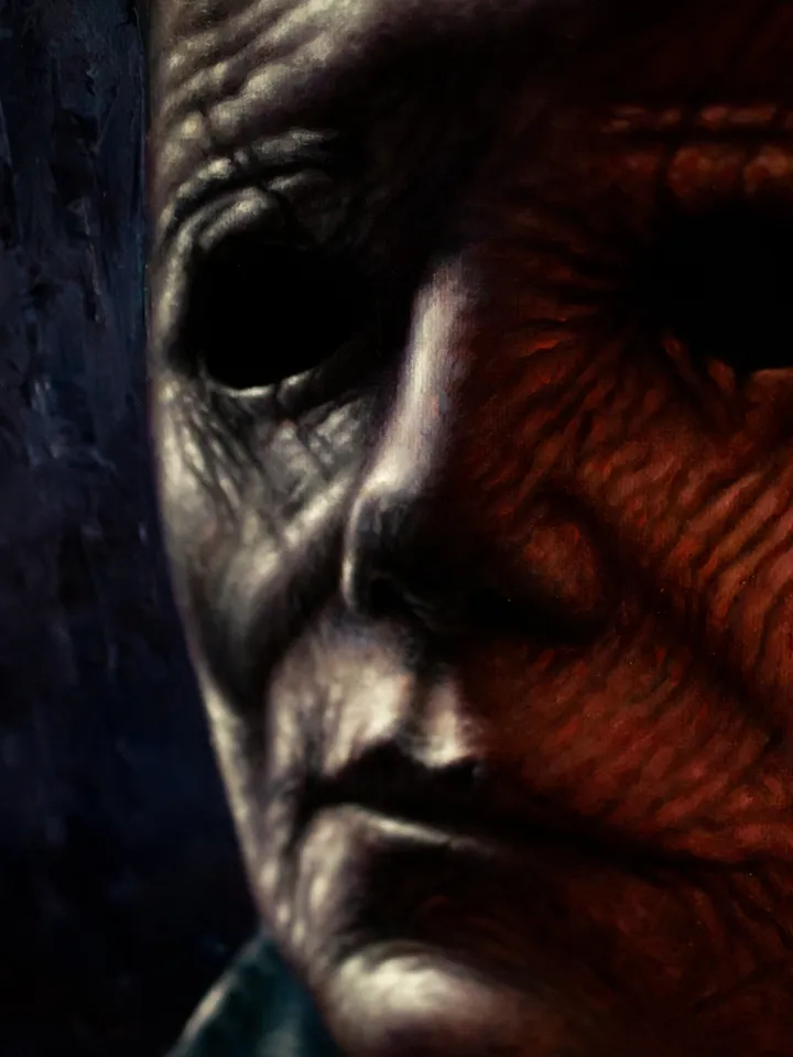 Original oil painting Michael Myers