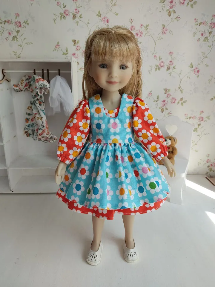 PDF sewing pattern for Ruby Red Fashion friends dolls.