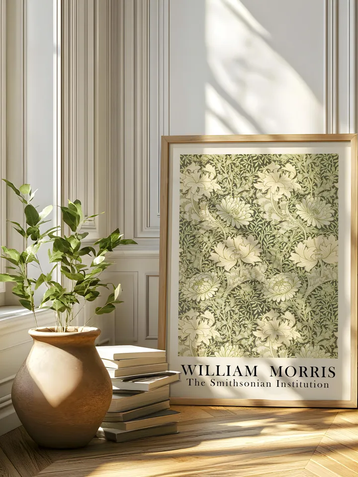 William Morris Wall Art, Vintage Botanical Print, Floral Poster Arts Decor, Digital Download, William Morris Print Digital Download 014