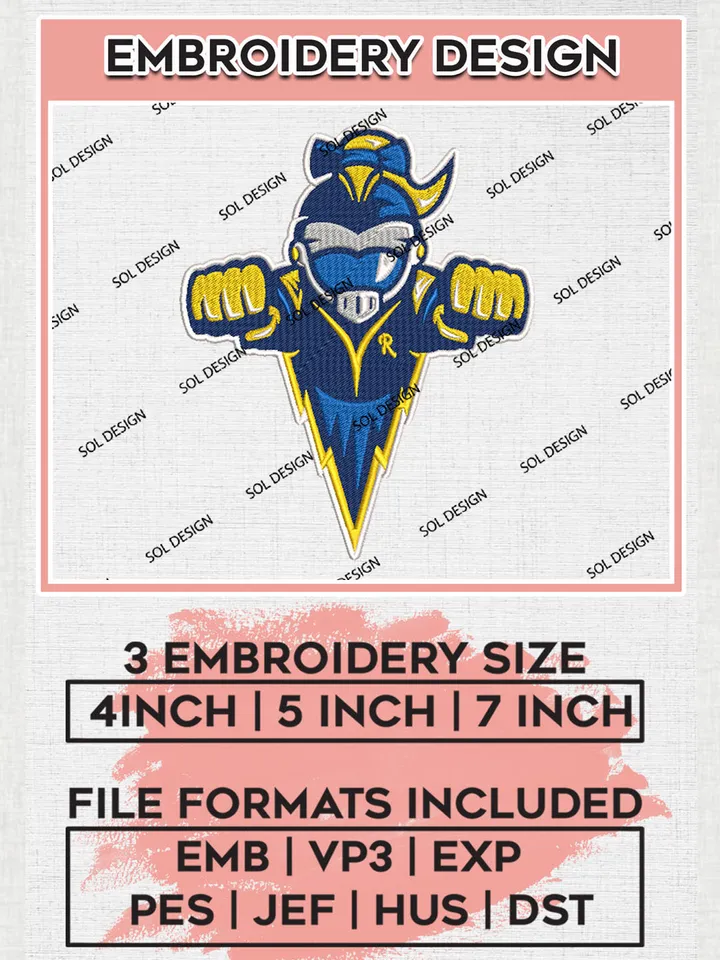 Toledo Rockets College Football Team Female Mascot Logo embroidery designs, NCAA Toledo Rockets Logo Machine embroidery designs, NCAA Team Logo embroidery designs, NCAA Game Day Machine embroidery designs, Digital Download