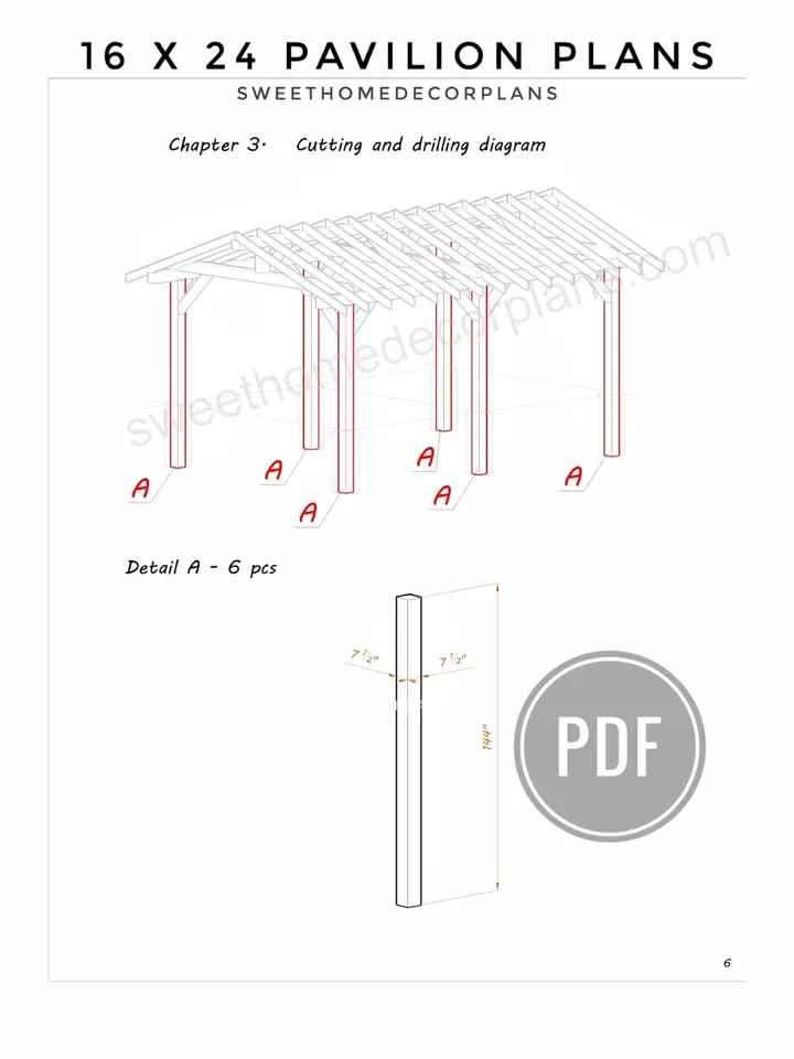 Diy 16 x 24 gable Pavilion Plans pdf. Carport pdf plans. Wooden outdoor covered gazebo plans. Garage plans. Backyard pergola plans for outdoor. Timber frame plans.
