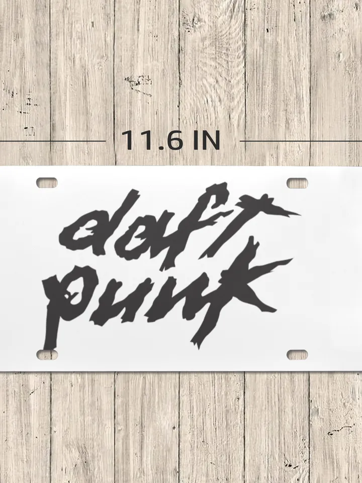 Daft Punk License Plate