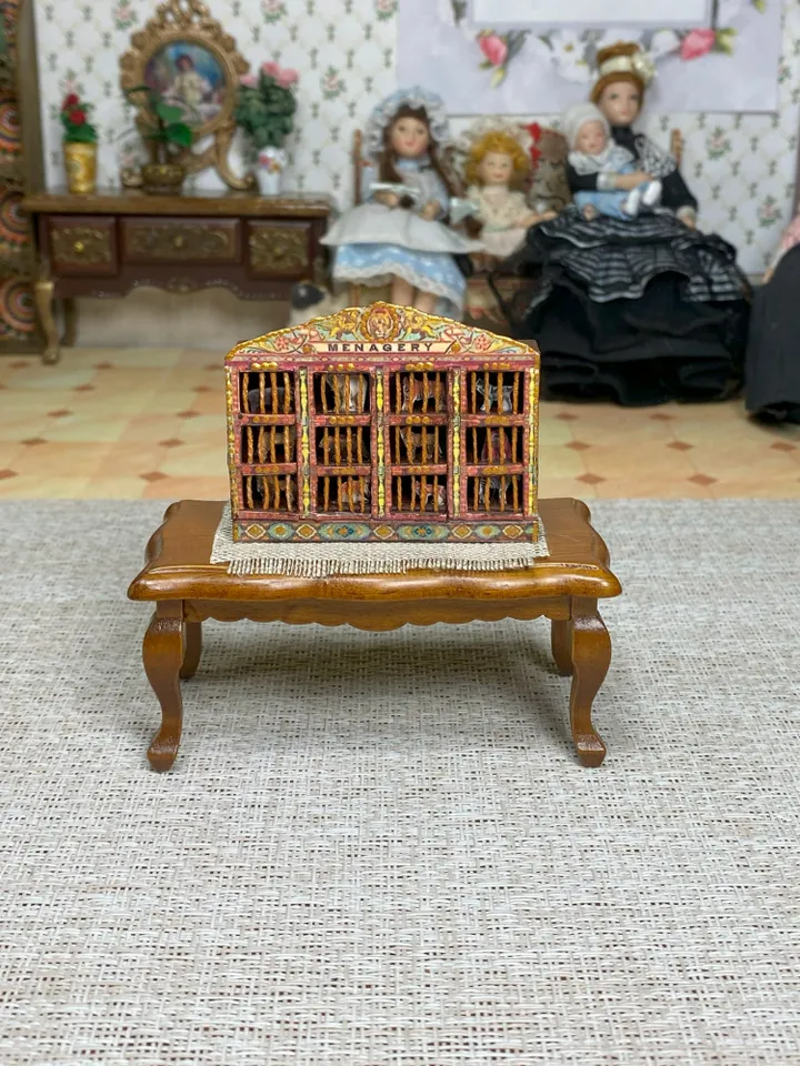 Puppet zoo. 1:12. Doll miniature. Dollhouse miniature.