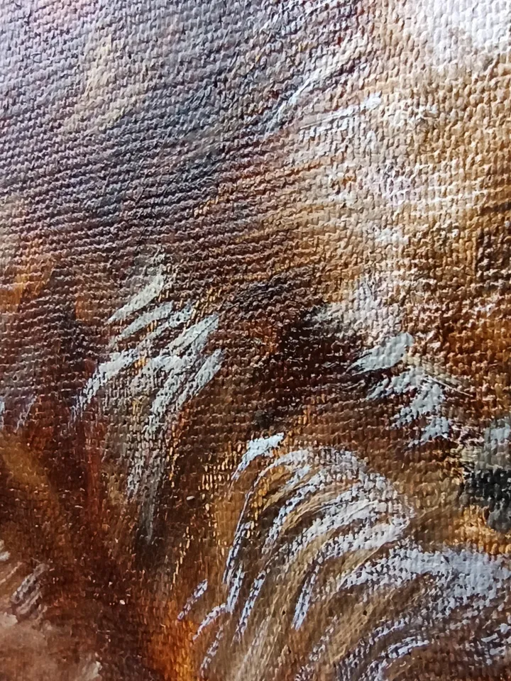 The Smiling Bear's Erysipelas. Oil, panel, 30x30cm 🐻