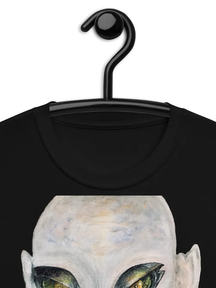 Alien Short-Sleeve Unisex T-Shirt made with my original unique acrylic painting.