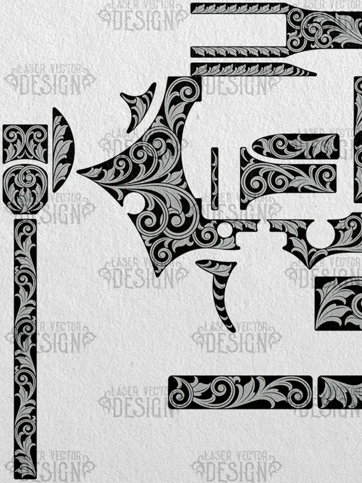 VECTOR DESIGN Colt Python 6 in Scrollwork