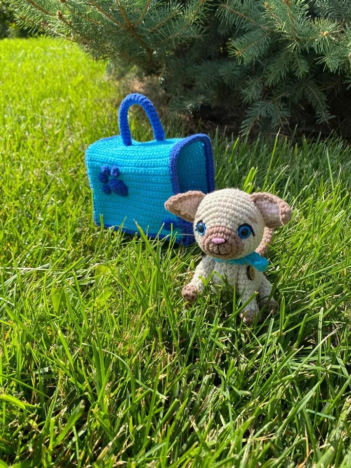 PDF Crochet cat in a carrier bag pattern, Amigurumi cat pattern, crochet kitty, Cute cat, Animal pattern, Amigurumi animal, Crochet animal