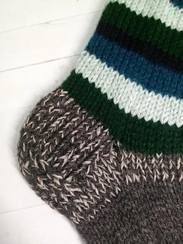 Warming Knee Socks Knitted Handmade