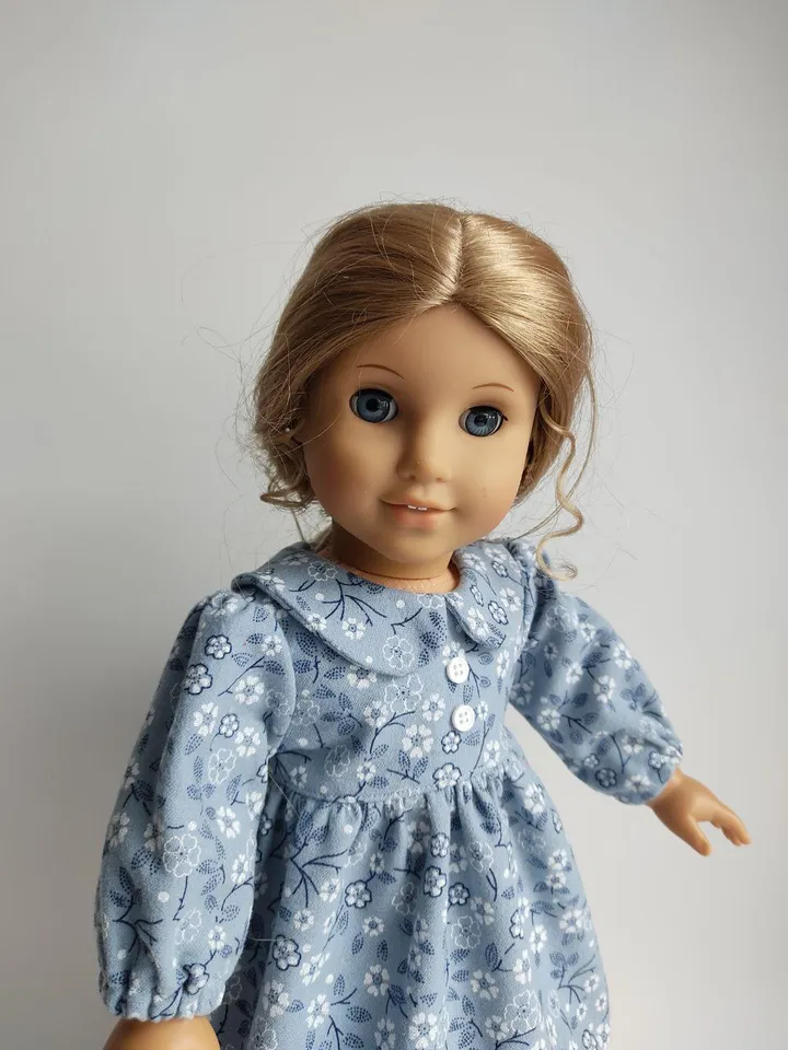 PDF sewing pattern for American Girl dolls.