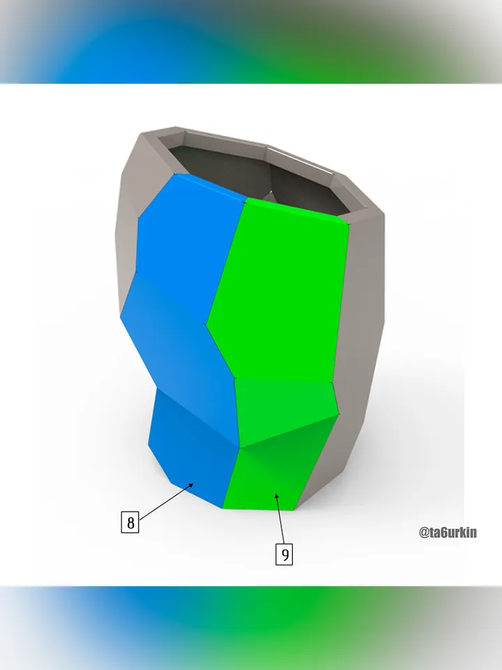 Welding Project Plans Drawings Rock Planter (DXF, PDF)