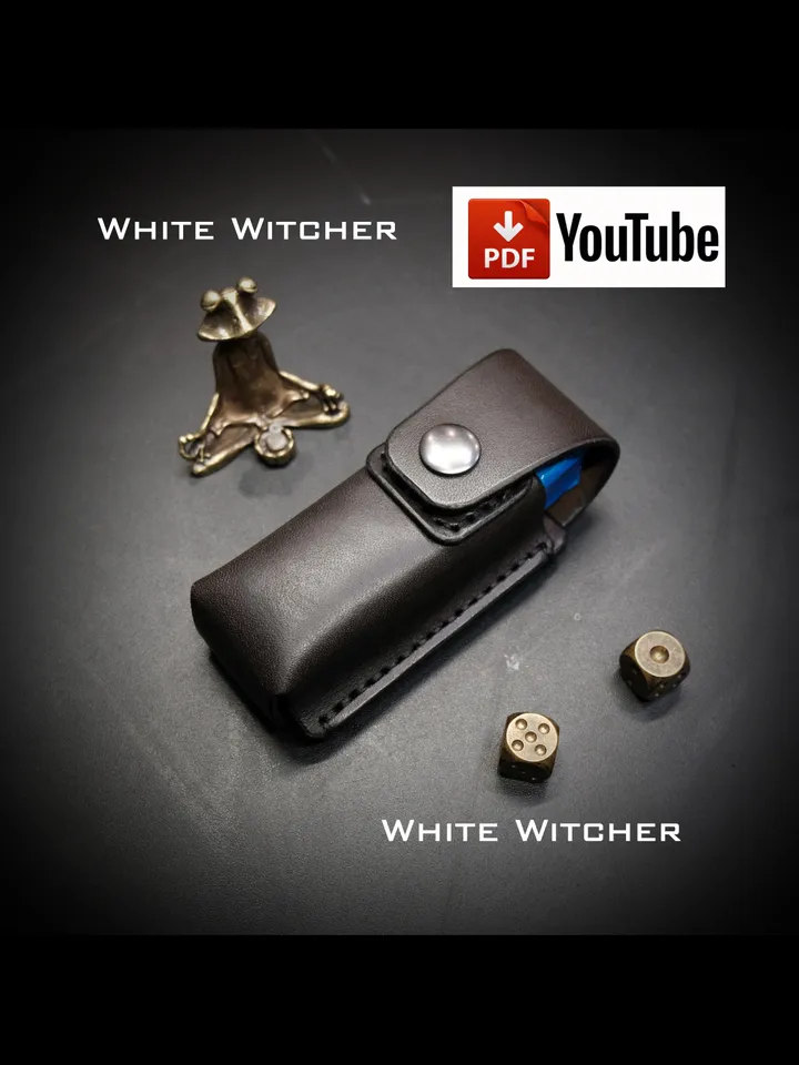 Case for leatherman Wave or Surge. - leather pattern - EDC56