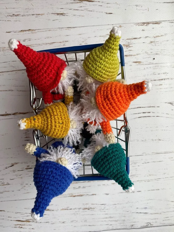 PDF Crochet Pattern Christmas Gnome doll, Amigurumi Gnome Tutorial, Santa Gnome Doll, Christmas ornaments, Christmas Decor. Christmas Doll
