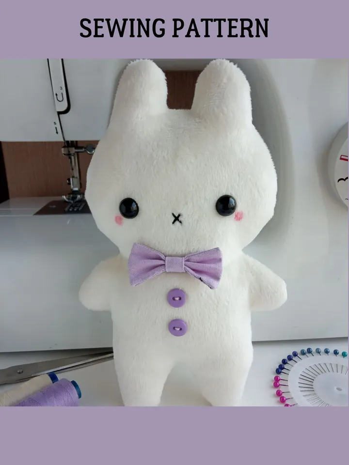 Plush Bunny Pattern PDF