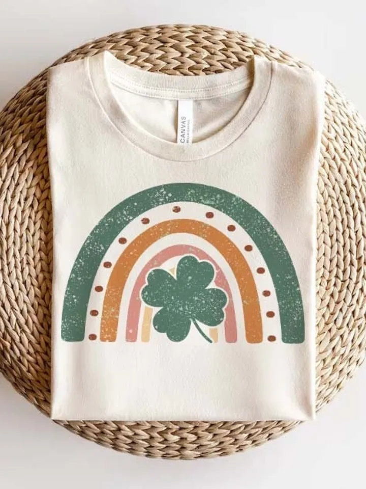 Retro St Patrick's Rainbow SVG | Retro St Patricks Rainbow PNG | St Patricks Day Svg | St Patricks Day Png | Retro St Pattys | Retro Rainbow