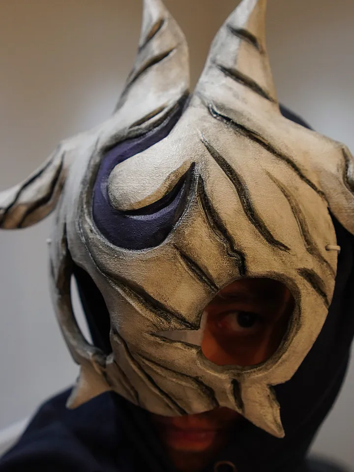 Wolf Mask Kindred Adult Lamb White League of Legends Wolf Mask Kindred League of Legends