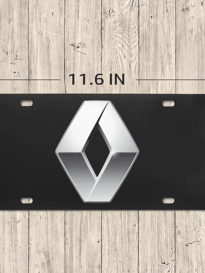Renault License Plate