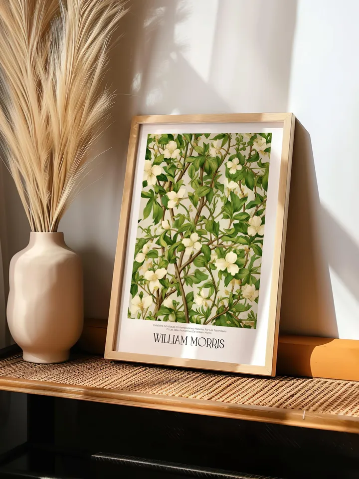 William Morris Wall Art, Vintage Botanical Print, Floral Poster Arts Decor, Digital Download, William Morris Print Digital Download AA14