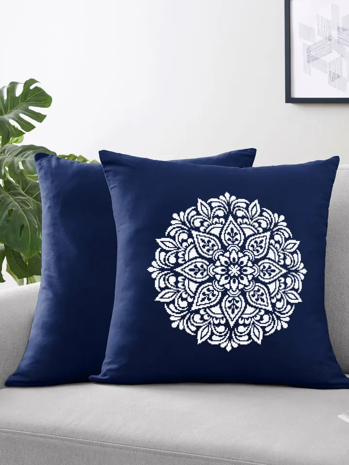 Flower mandala cross stitch pattern PDF download, Simple mandala pattern digital PDF, Monochrome cross stitch chart, Mandala ornament #M243