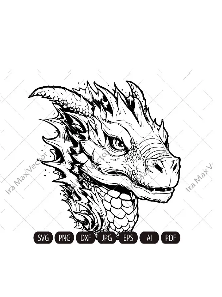 Baby dragon svg, dragon svg, dragon face svg,dragon head,dragon clipart, dragon png, baby dragon svg, fantasy svg, cartoon svg, animal svg