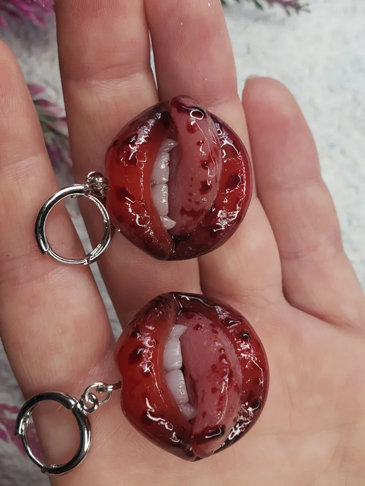 A set of earrings. 50% deposit