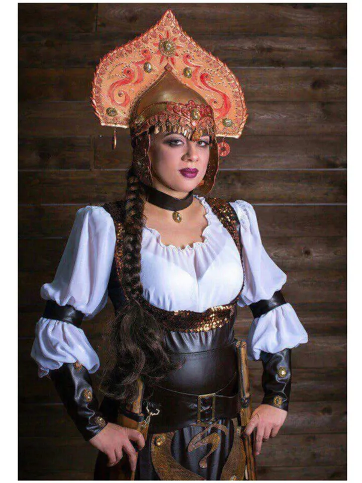 Kokoshnik - Russian - tiara - Slavic - Vasilisa the Beautiful - accessory for -