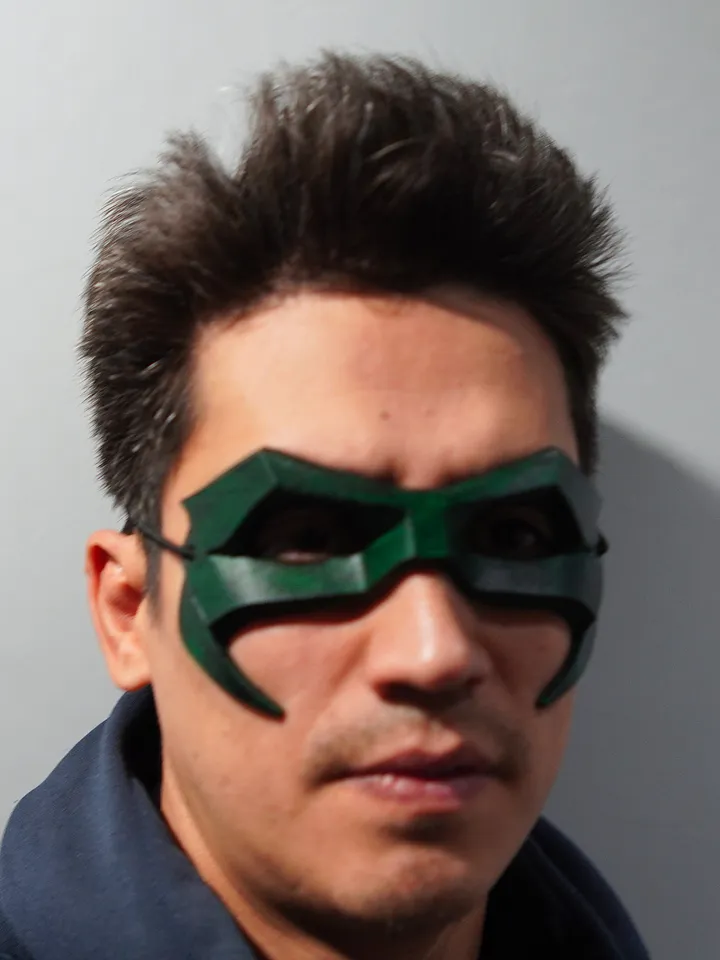 ROBIN 7 Green Mask from Batman Robin 7 Batman mask