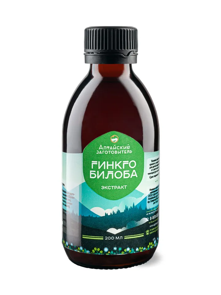 Ginkgo biloba extract, 200 ml.(6.76 oz)