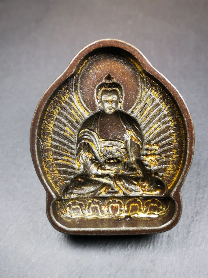 Gandhanra Tibetan Buddha Statue Tsa Tsa Mold,Bhaisajyaguru,Medicine Buddha,Copper Mould For Making Clay Buddha Statue,Tsha Tsha