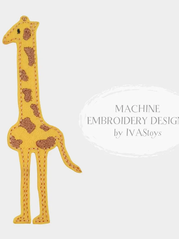 Animal Numbers ITH Embroidery Design Set (0-9), Felt Numbers Pattern for Counting Toy, Preschool Math Activity 4x4 Hoop