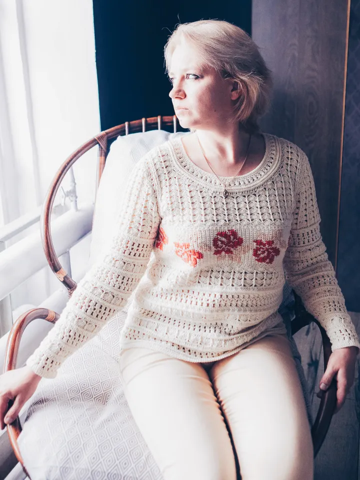 Women's Pullover Sweater Sabrina Crochet Pattern