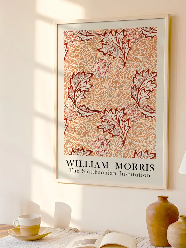 William Morris Wall Art, Vintage Botanical Print, Floral Poster Arts Decor, Digital Download, William Morris Print Digital Download 012