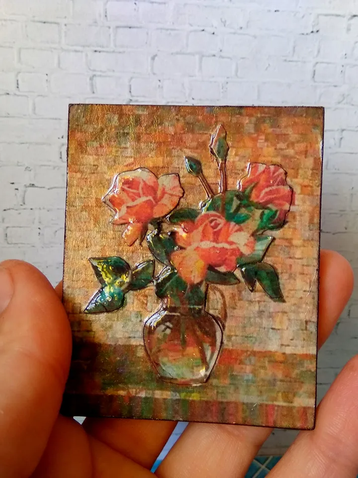 Panel for a dollhouse. Dollhouse.1:12 scale.