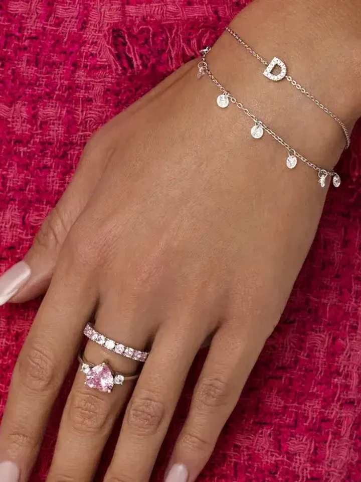 Bracelet silver 925 with cubic zirconia