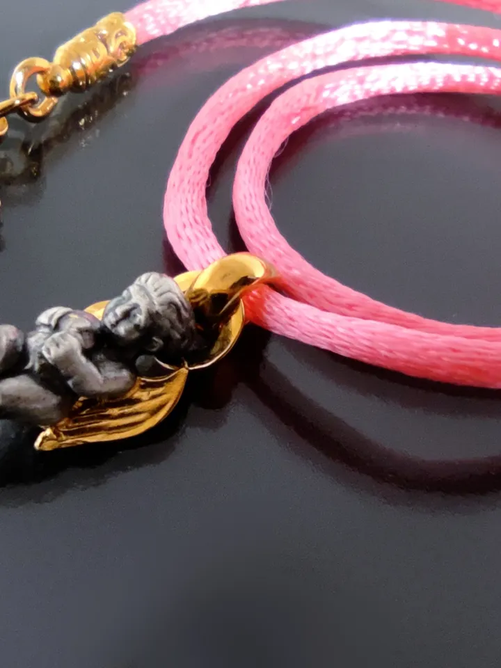 Cute Gift for a Child - Angel on a Silk Cord