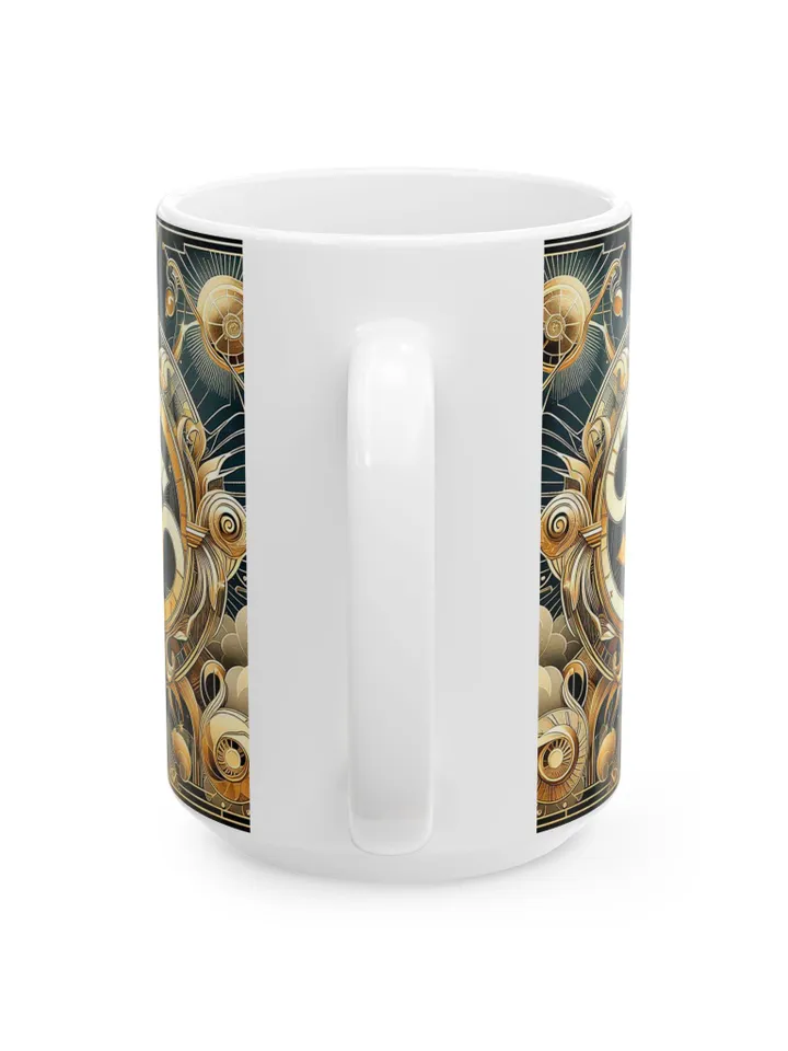 Cancer Zodiac Mug, Unique Coffee Cup, Zodiac Style Drinkware, Decorative Tea Gift, Retro Kitchenware, Home Decor