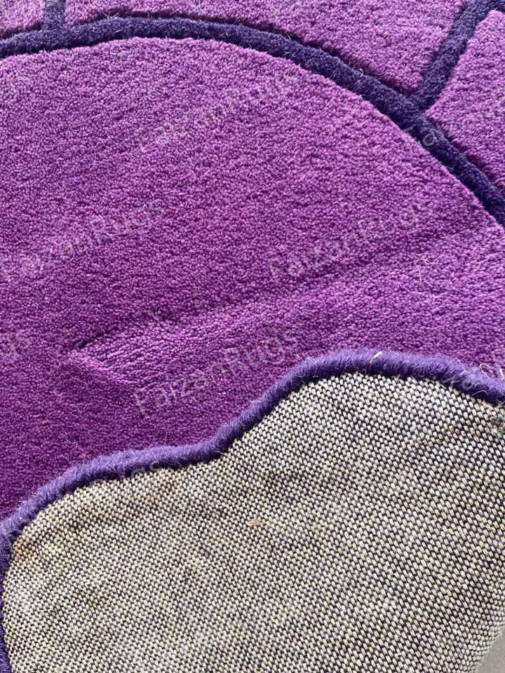 Stunning Purple Hand tufted rug 100% wool for kids room, living room, bed room in any size 4x4,5x5,6x6,8x8,9x9,10x10Hurry up guys!!!