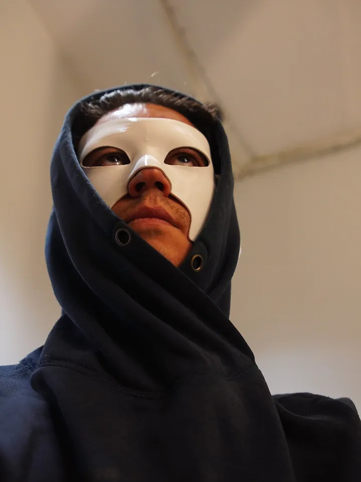 The Phantom of the Opera mask Bauta Venetian mask