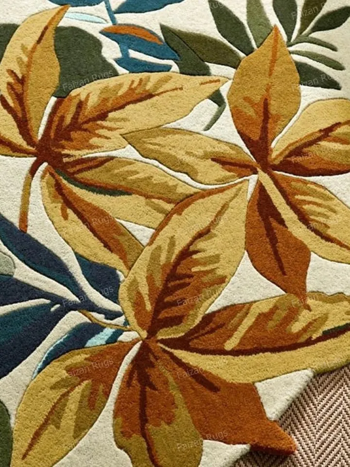 Natural Floral Hand tufted rugs 100% wool for living room, bed room, kids room in any size 4x4,5x5,6x6,8x8,9x9,10x10 Hurry up!!!!
