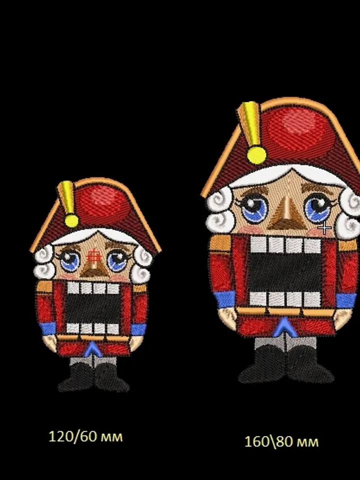 A set of machine embroidery designs "The Nutcracker"