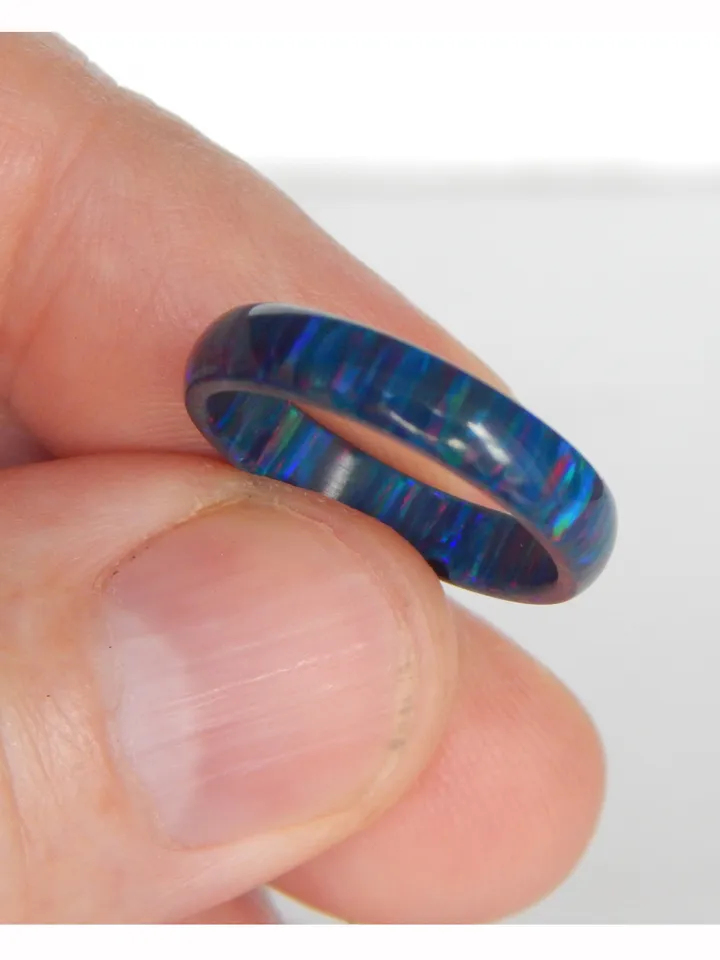 Solid opal ring. Solid opal ring. Synthetic opal ring.