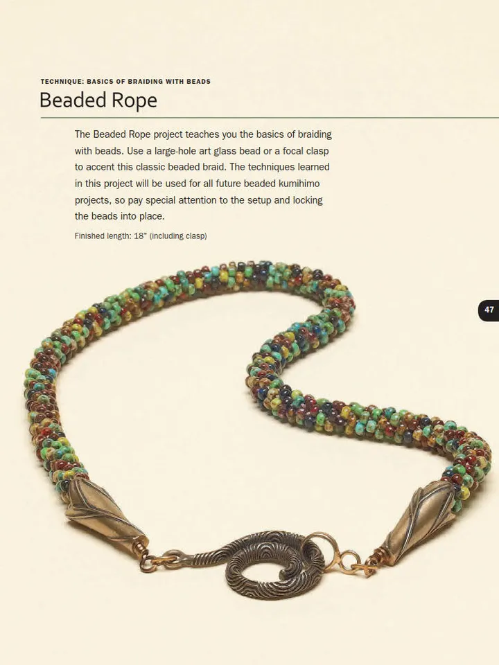 Kumihimo Basics & Beyond:
24 Braided and Beaded Jewelry Projects on the Kumihimo Disk