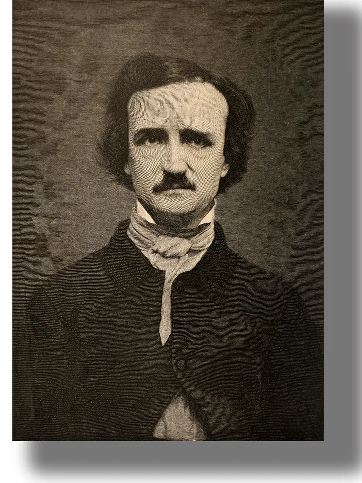 Writer and poet Edgar Allan Poe.