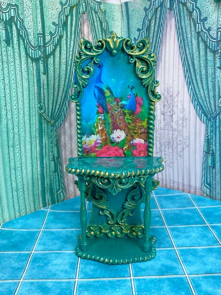Furniture for dolls. Furniture for a dollhouse. 1:12. Handmade. Dollhouse miniature. Furniture set for dolls. Sofa for dolls. Table for dolls.